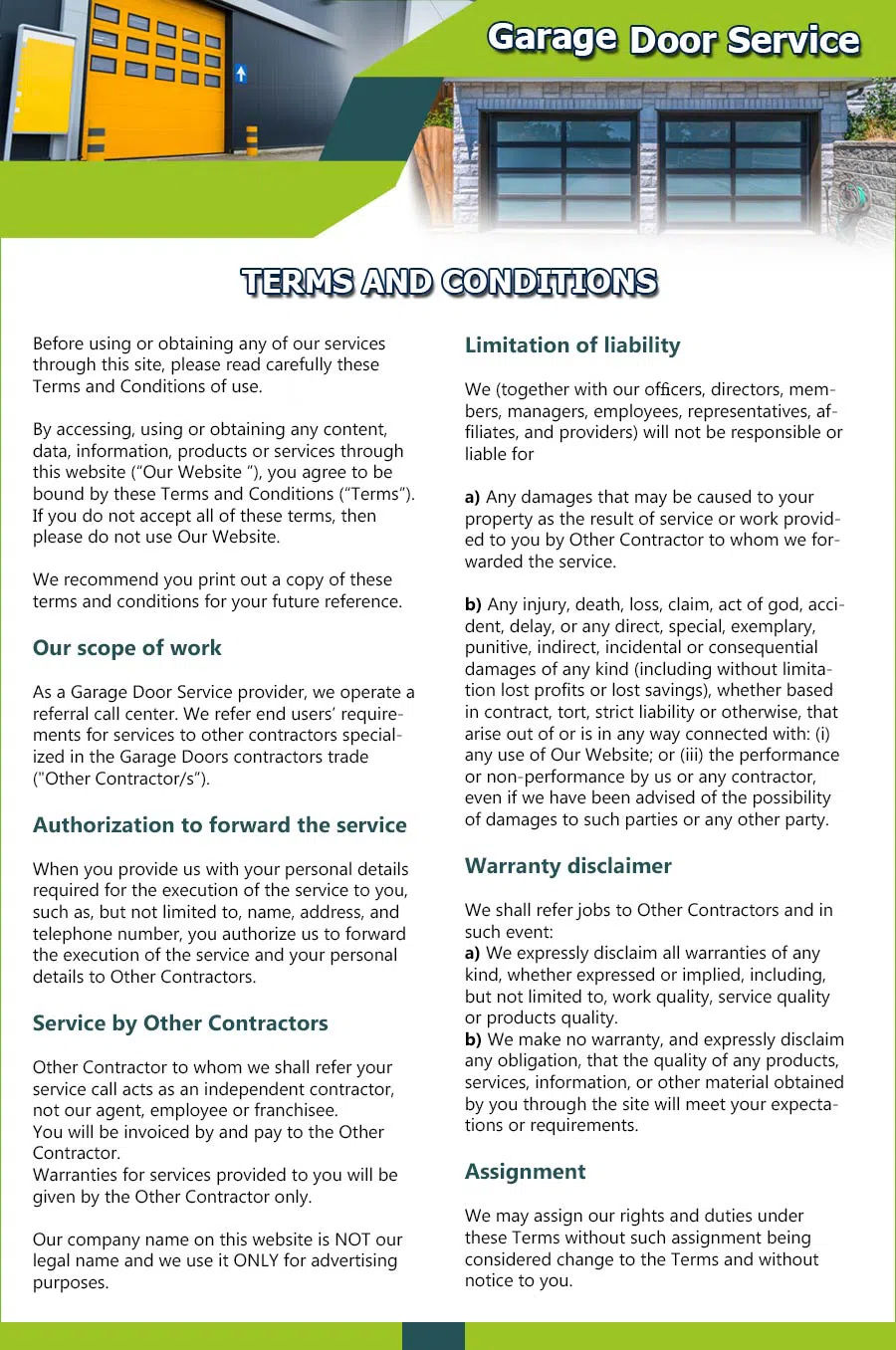 Garage Door 24 Hours Repair Columbus, OH 614-362-1155